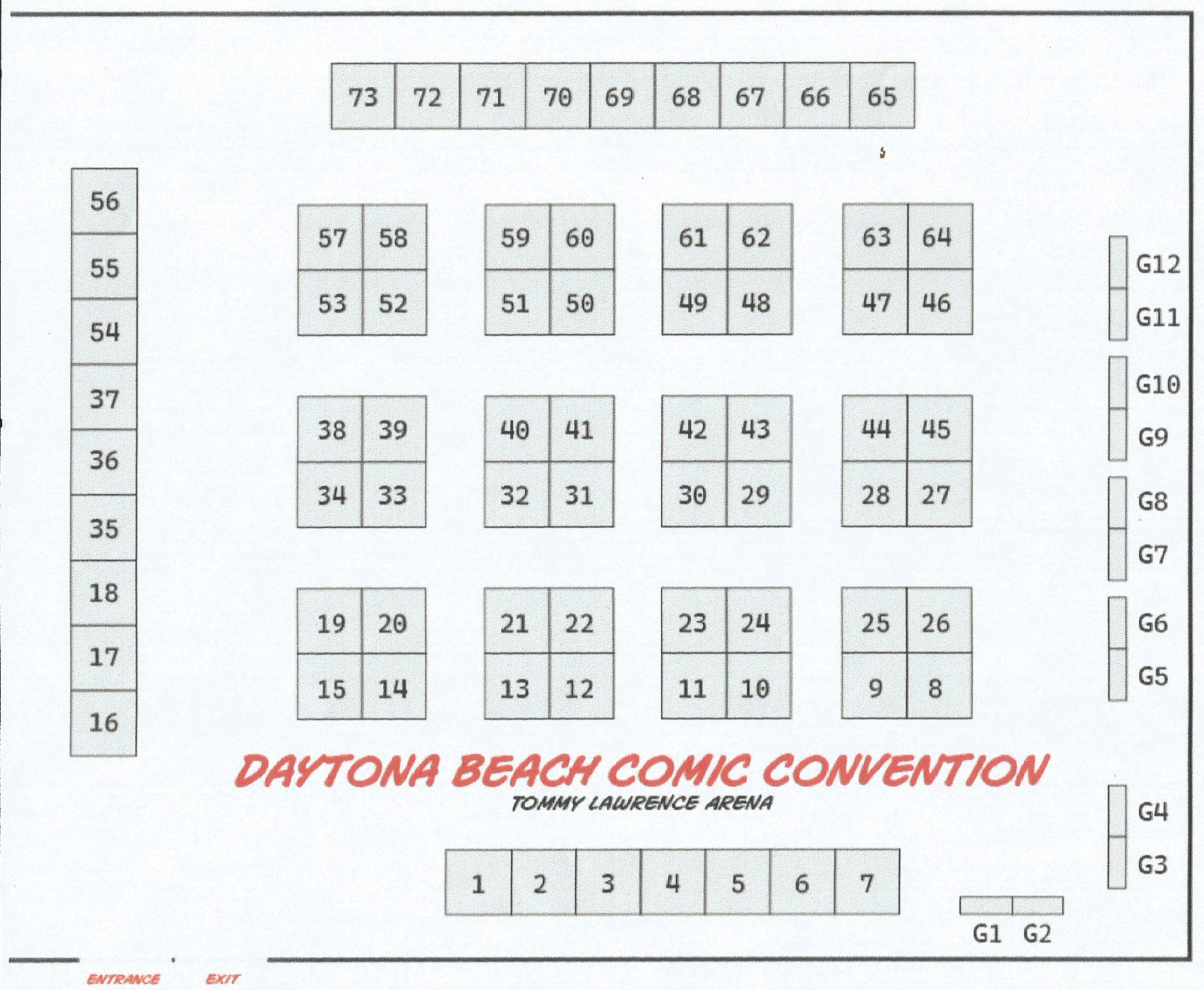 Daytona Beach Comic Con Show Floor